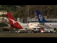 Wellington Airport Air NZ & Qantas Planes 2, Aerial 2566